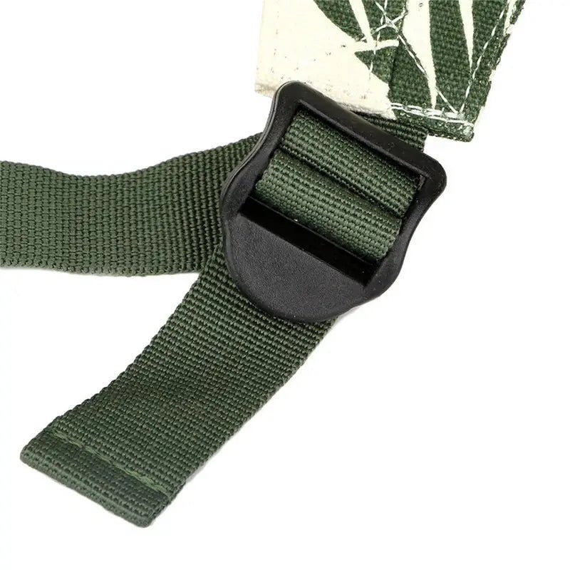 Sangle en nylon vert foncé avec boucle en plastique noir pour Cartable Ananas