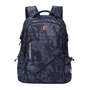 Sac à dos camouflage foncé avec plusieurs compartiments pour homme de haute densité