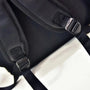 Sangle de sac à dos en cuir noir avec boucle réglable pour Grand sac à dos en cuir