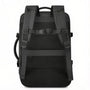 Sac à dos noir pour PC 16 pouces avec bretelles rembourrées et sangle de poitrine