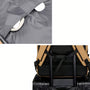 Valise beige et noire 17 pouces avec sangles ajustables pour cab/voyage