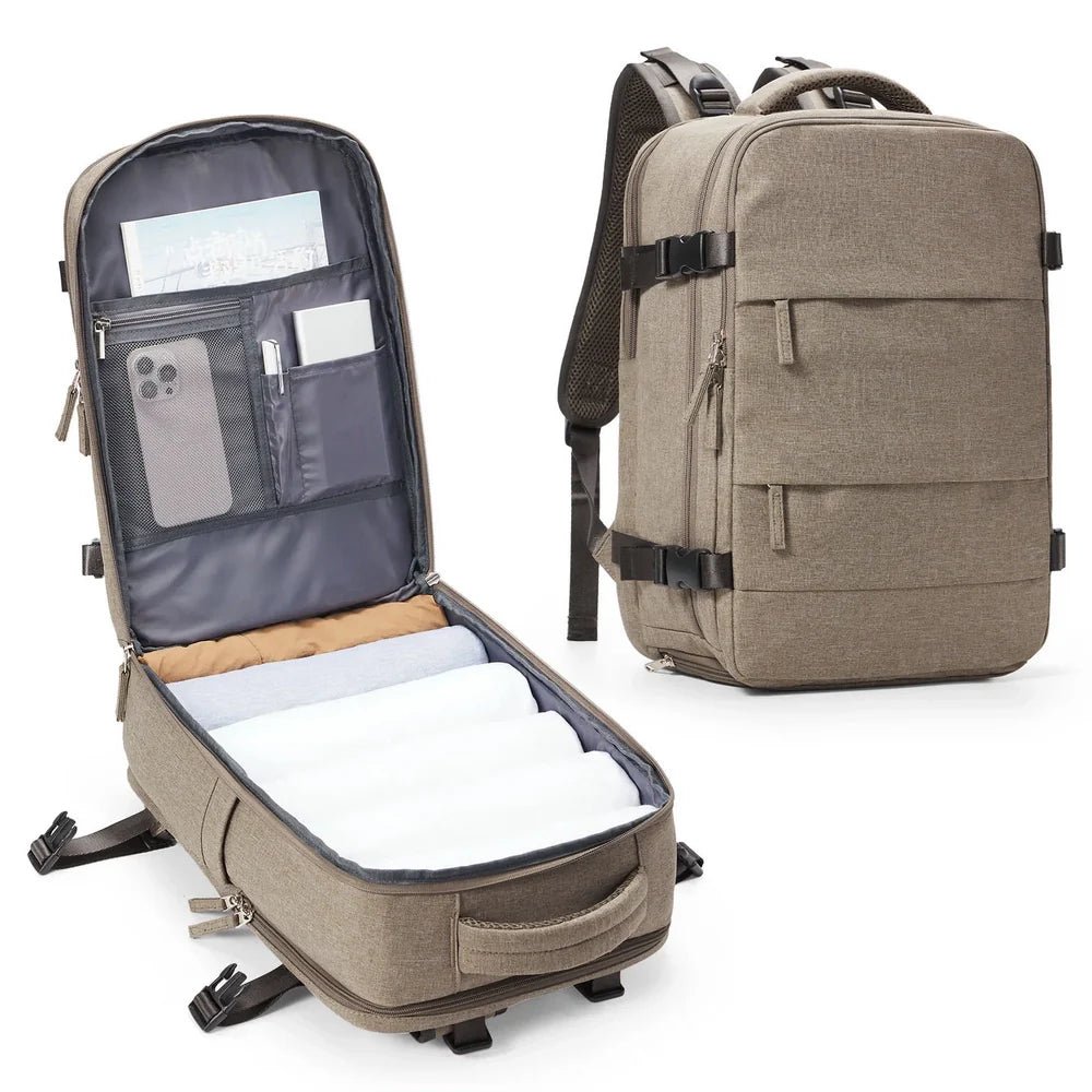 Sac 40x20x25 sac à dos de voyage polyvalent avec plusieurs compartiments organisés