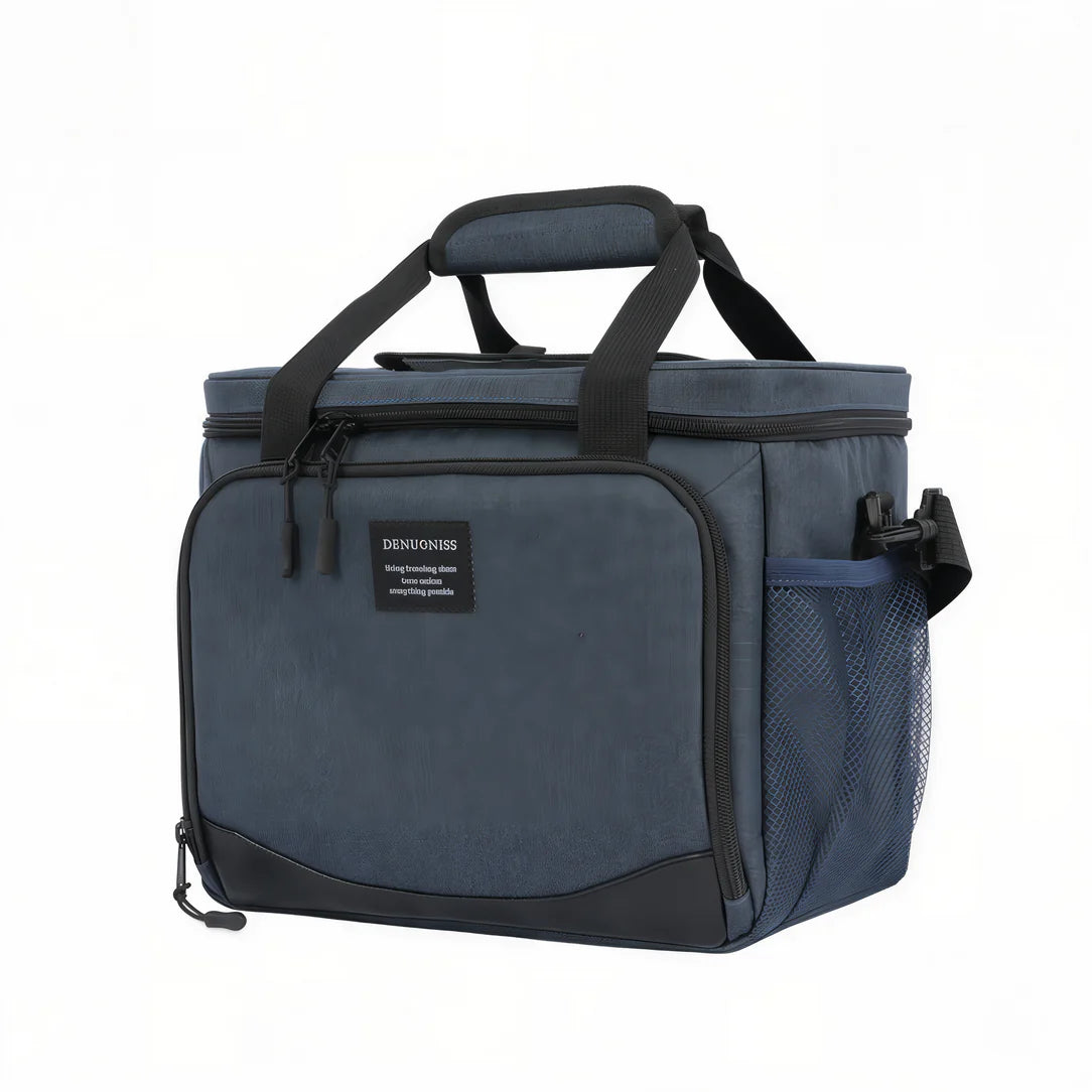 Sac à bandoulière isotherme 10L avec sac à dos bleu marine souple et poches