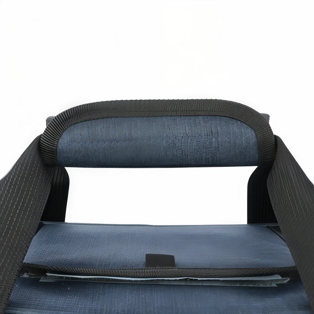 Sac à bandoulière isotherme 10L en bleu avec poignée et bandoulière rembourrées