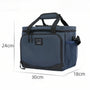 Sac à bandoulière isotherme 10L en bleu marine avec poches et poignées confortables