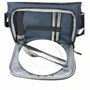Sac à bandoulière isotherme 10L avec sac bleu, assiette blanche et couverts