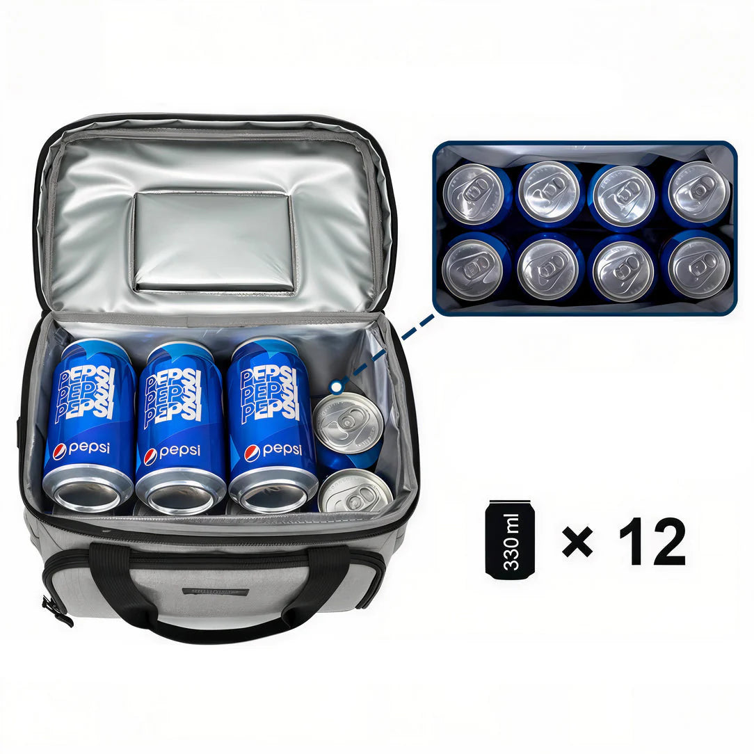 Sac à bandoulière isotherme 10L avec sac isotherme souple pour boissons
