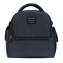 Sac à bandoulière isotherme 5L avec sac lunch bleu foncé, poignée et poche frontale
