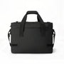 Sac à bandoulière isotherme grand format 32L avec sac de voyage noir rectangular