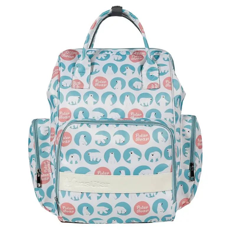 Sac à bandoulière à langer avec motif imprimé polar bear et texte Polar Bear