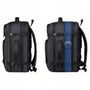 Sac à dos 17 pouces avec compartiment PC, sac convertible noir à capacité ajustable
