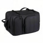 Sac à dos 17 pouces avec compartiment PC, sac de voyage multifonctionnel noir