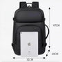Sac à dos 17 pouces avec compartiments multiples et poche rembourrée pour tablette