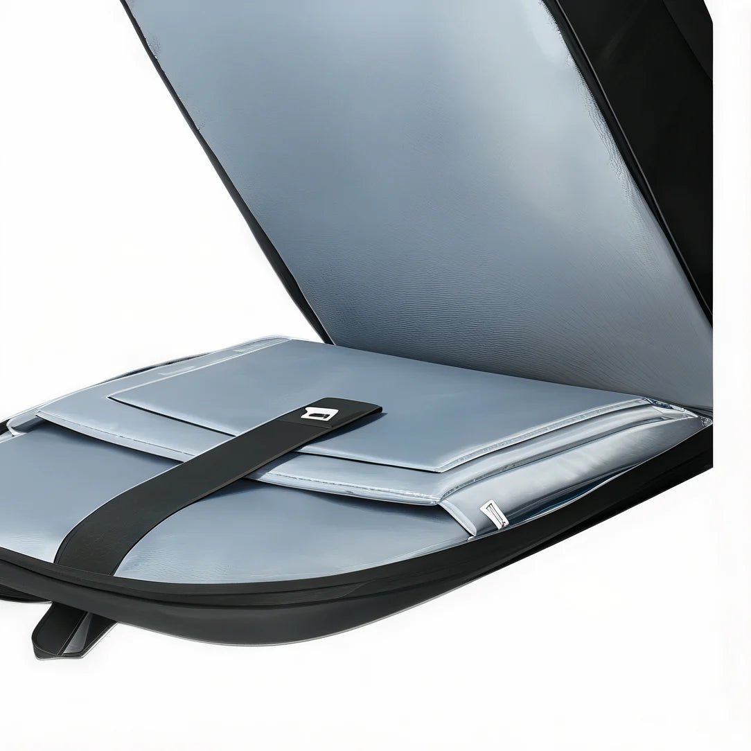 Housse d’ordinateur portable 17 pouces avec intérieur rembourré et sangle interne, Sac à dos SafePort