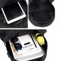 Sac à dos 2 compartiments collège noir pour appareils électroniques et essentiels
