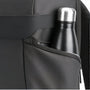 Sac à dos antivol moderne Centaurus sombre avec poche latérale et bouteille d’eau noire