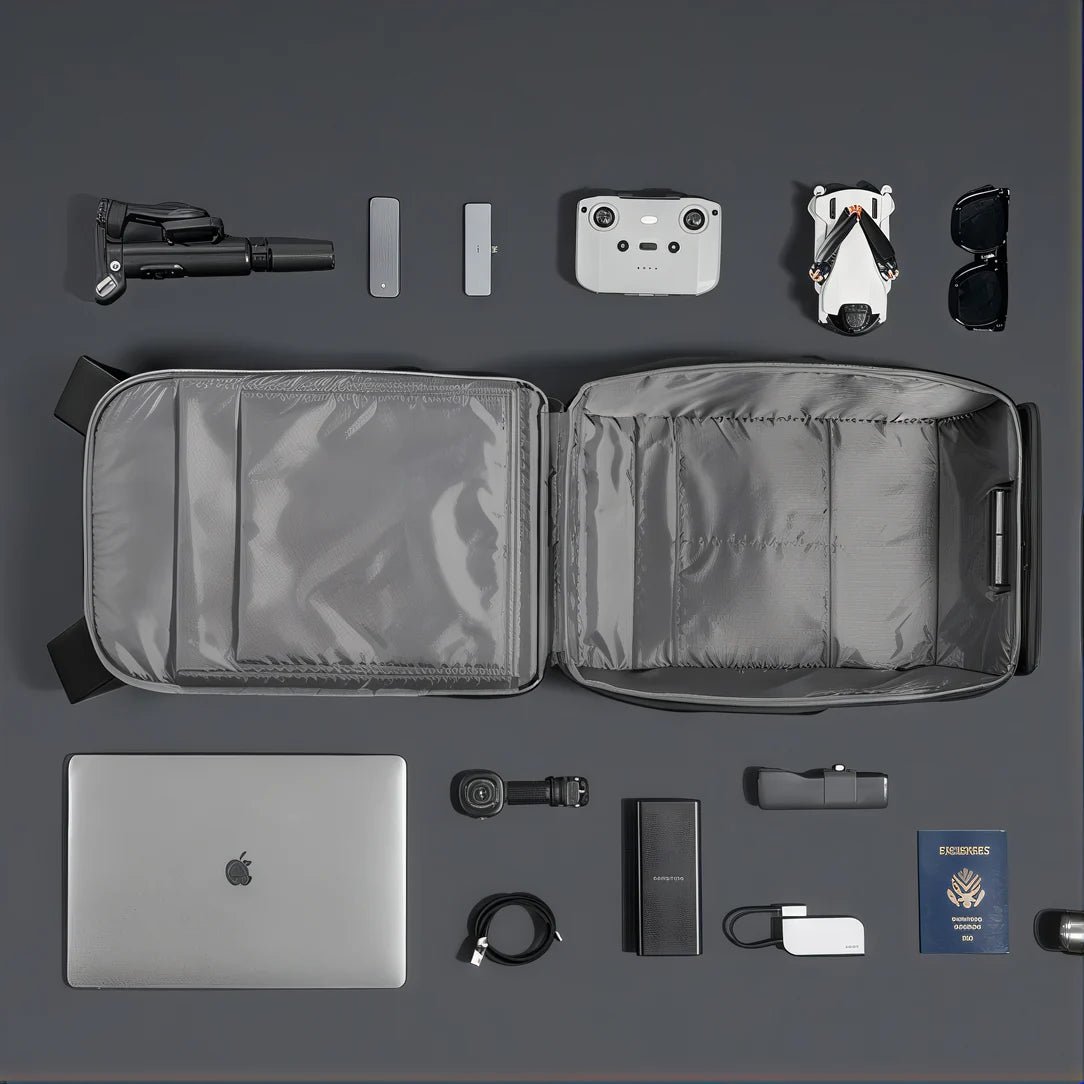 Sac à dos antivol moderne Centaurus avec compartiments pour appareils électroniques et essentiels de voyage