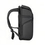 Sac à dos antivol moderne Centaurus noir, design élégant avec poches zippées et bretelles rembourrées