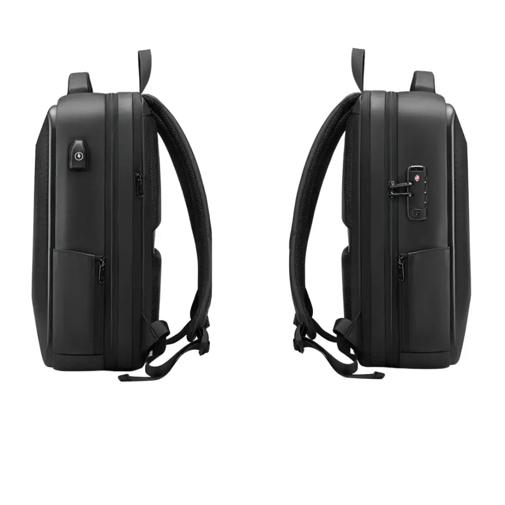 Sac à dos antivol ordinateur 16 pouces TechShield avec ports USB et verrou sécurisé