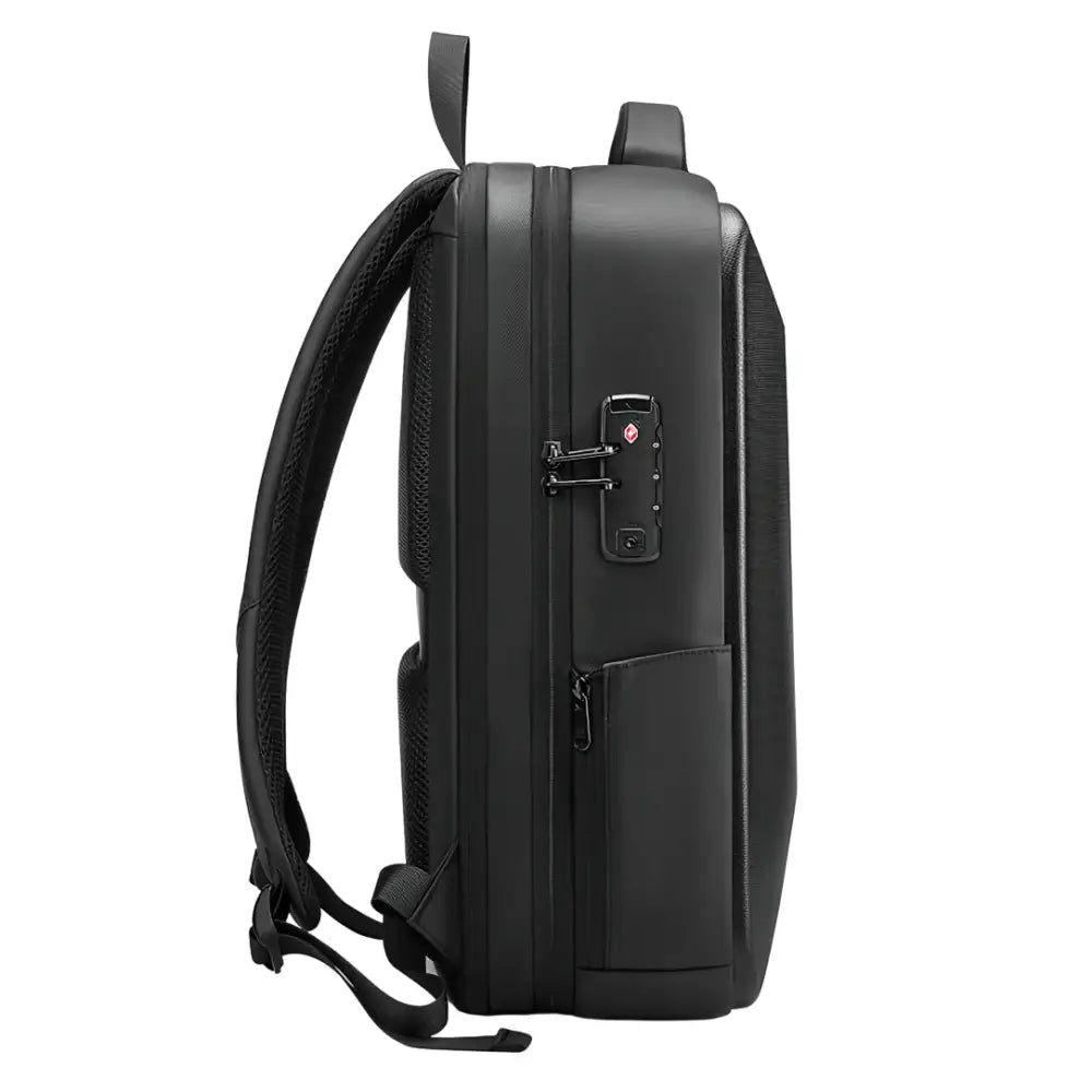 Sac à dos antivol ordinateur 16 pouces TechShield avec serrure TSA et poches latérales