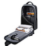 Sac à dos antivol ordinateur 16 pouces TechShield avec compartiments organisés et vêtements pliés