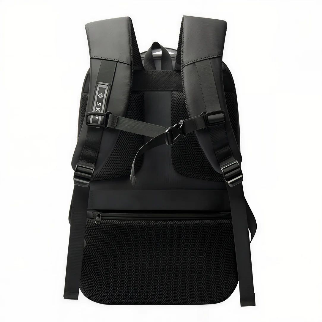 Sac à dos antivol SKV SafeGuard avec bretelles rembourrées et sangle poitrine