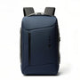 Sac à dos antivol SKV SafeGuard bleu foncé avec design minimaliste et poches zippées