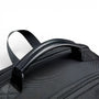 Sac à dos bureau homme Xpac en nylon texturé noir, anse rembourrée et coutures renforcées