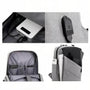 Sac à dos bureau ordinateur avec plusieurs compartiments et port de charge USB intégré