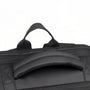 Sac à dos cabine antivol TSA noir matelassé avec sangles tressées