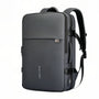 Sac à dos cabine avion 55x35x25 noir avec port USB et compartiments durables