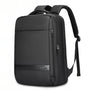 Sac à dos cabine PC 15 pouces MR96 noir avec multiples compartiments zippés et bretelles rembourrées