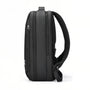 Sac à dos cabine PC 15 pouces MR96 noir élégant avec bretelles rembourrées et poche zippée