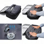 Sac à dos cabine AirTrail sous vide antivol, noir gris étanche extensible