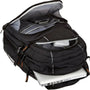 Sac à dos cartable homme noir avec plusieurs compartiments et poche pour ordinateur portable