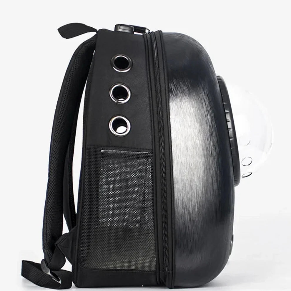 Sac à dos chat sécurisé anti-vol avec fenêtre en bulle transparente et ventilation