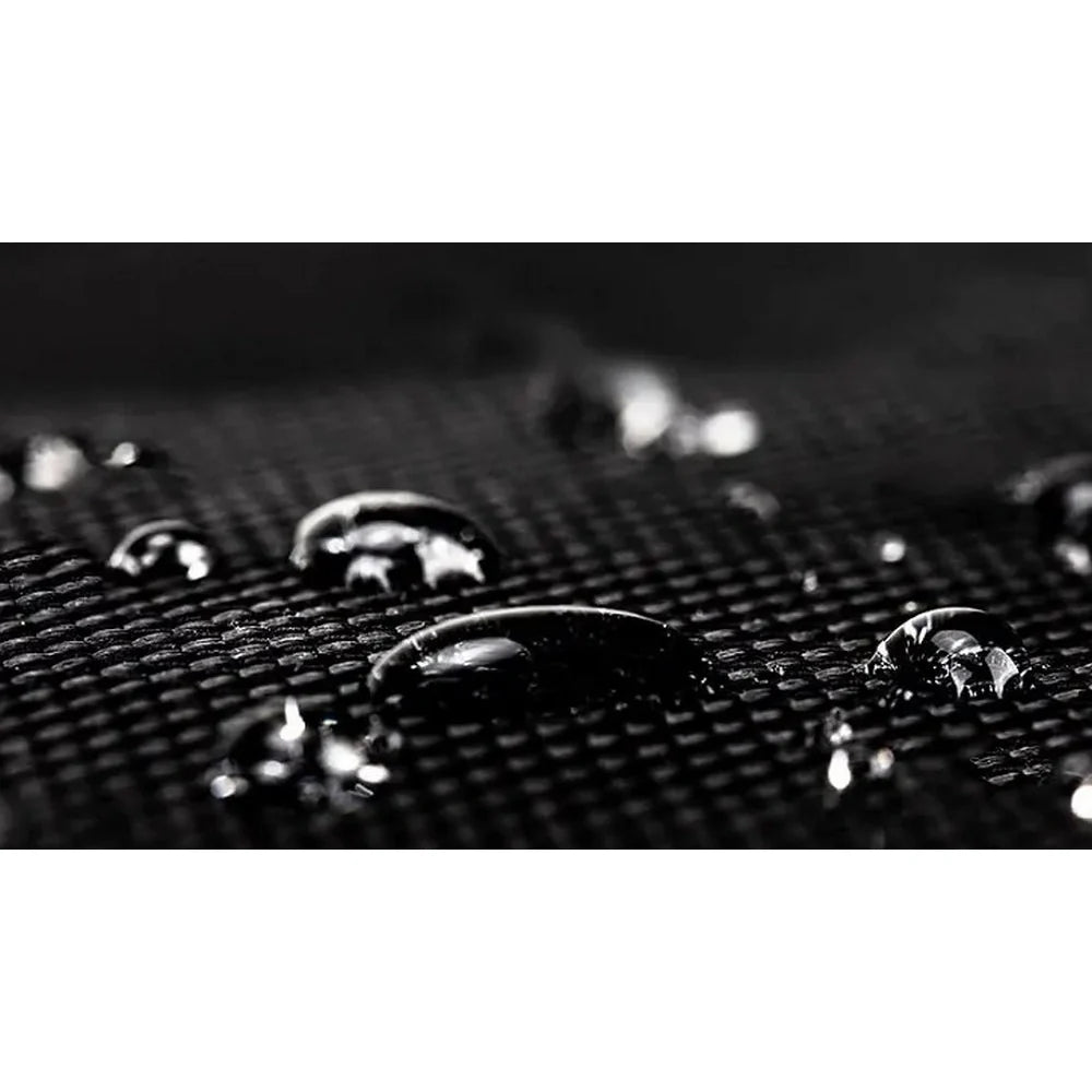 Tissu noir résistant à l’eau avec gouttes d’eau visibles pour le Sac à dos convertible pour ordinateur
