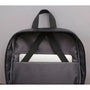 Sac à dos cuir homme ordinateur ouvert avec un ordinateur portable dans la compartiment dédié