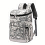Sac à dos de camping isotherme avec camouflage numérique, isolation et plusieurs compartiments
