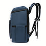 Sac à dos de camping isotherme 24L navy blue avec poches extérieures et bretelles noires