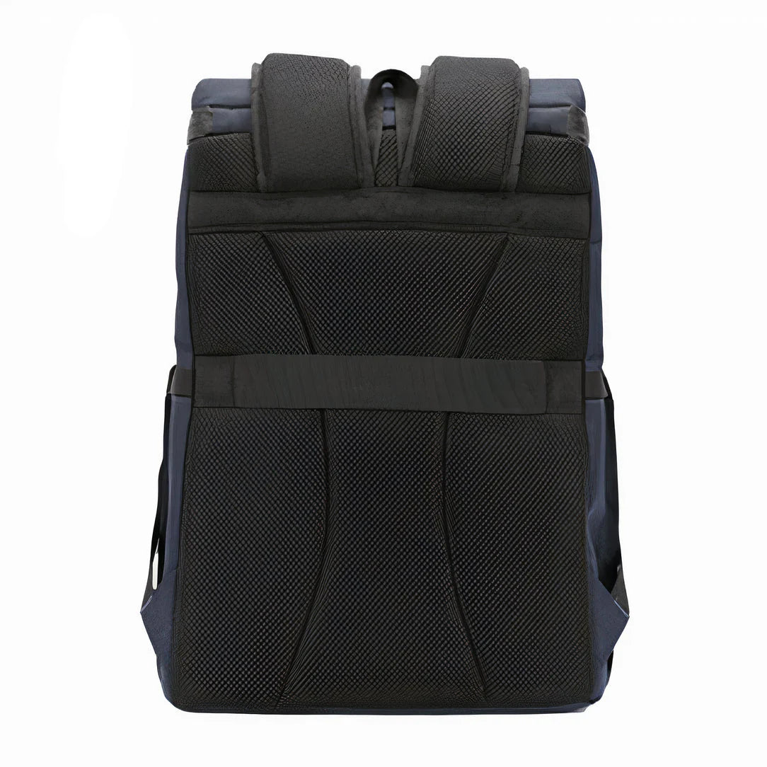 Sac à dos de camping isotherme 24L navy bleu avec bretelles rembourrées et panneau respirant
