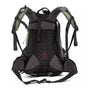 Sac à dos de randonnée 40L noir et gris avec bretelles rembourrées et panneau dorsal ventilé