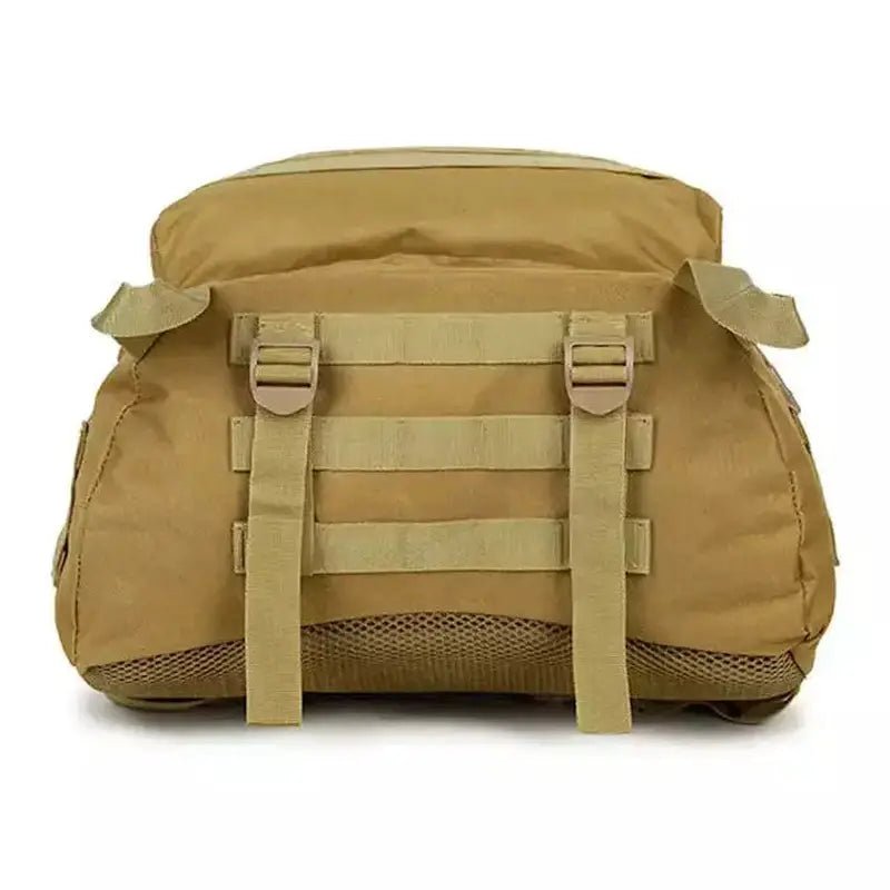 Sac à dos de randonnée homme tan avec MOLLÉ webbing et boucles pour l’extérieur