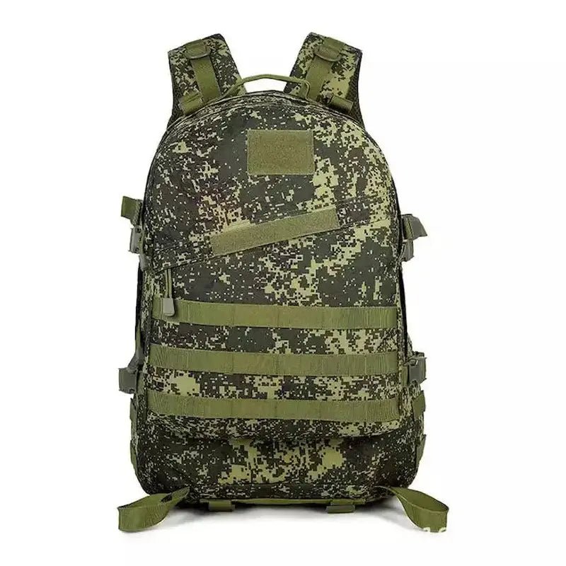 Sac à dos de randonnée homme avec camouflage numérique vert pour tactiques militaires