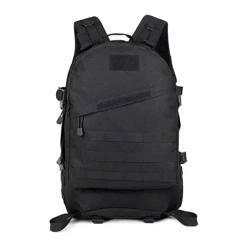 Sac à dos de randonnée homme noir avec webbing MOLLE pour équipement tactique