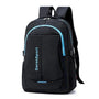 Sac à dos de sport Deren noir avec accents bleu clair pour le sport et la randonnée