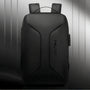 Sac à dos de travail antivol noir à coque dure et design élégant