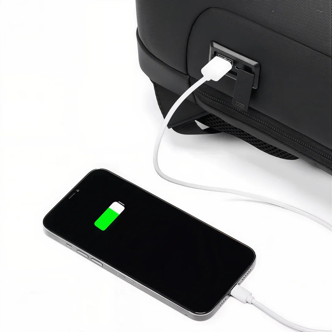 Sac à dos de travail antivol Citadelle avec port de recharge USB intégré