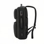 Sac à dos de travail antivol TSA Guardian noir avec verrou intégré et port USB externe