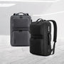 Deux sacs à dos multifonctionnels en gris foncé et noir, Sac à dos de travail antivol TSA Guardian
